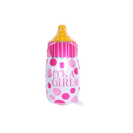 Girl bottle foil balloon