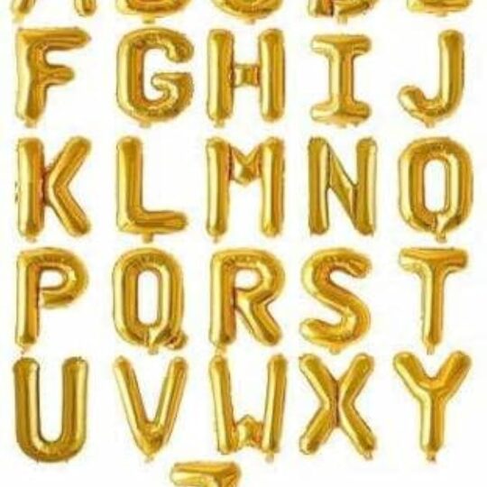 A to Z foil balloon (1pc)